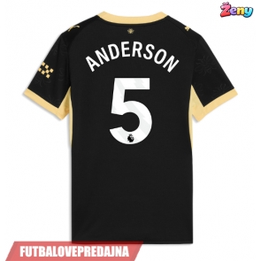 Lacne Ženy Futbalové dres Manchester City Elliot Anderson #5 2026-27 Krátky Rukáv - Preč